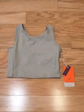 Freely Girls Crop Tank Top - Mara Long Bra Size S 7/8 NWT